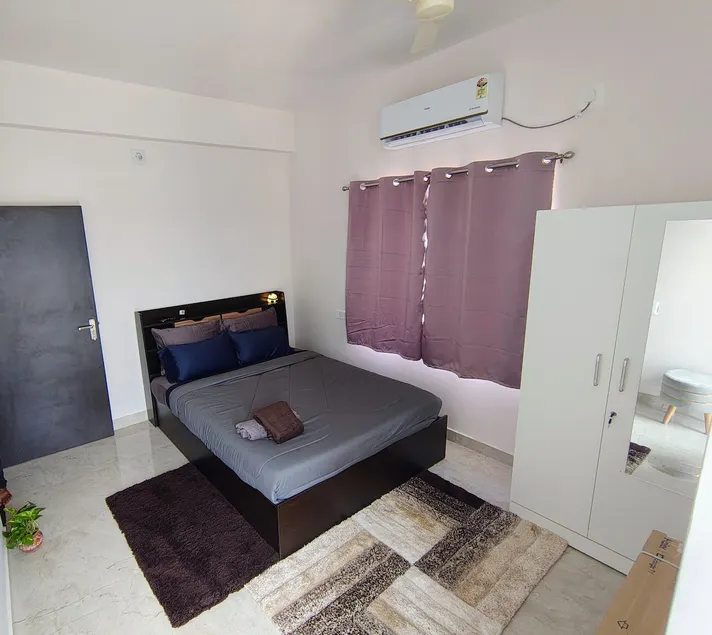 Spacious 1BHK Infocity, Patia|balcony view|couples - Image 1