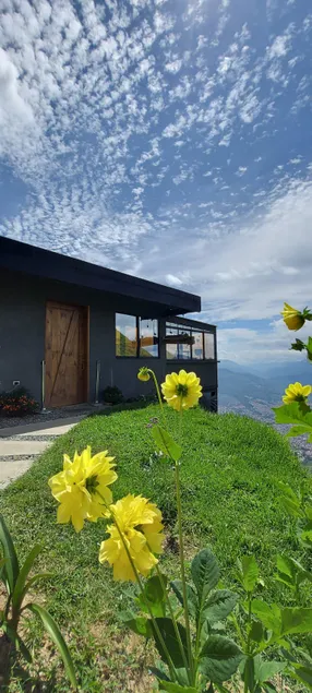 House in the Cloud Cabin with Jacuzzi, Terrace and Bbq - Image 1