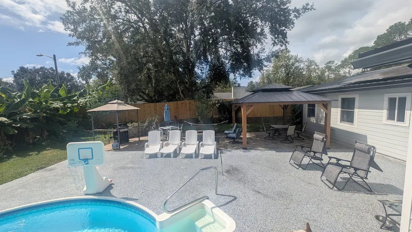 Backyard Paradise Saltwater Pool House - Image 1