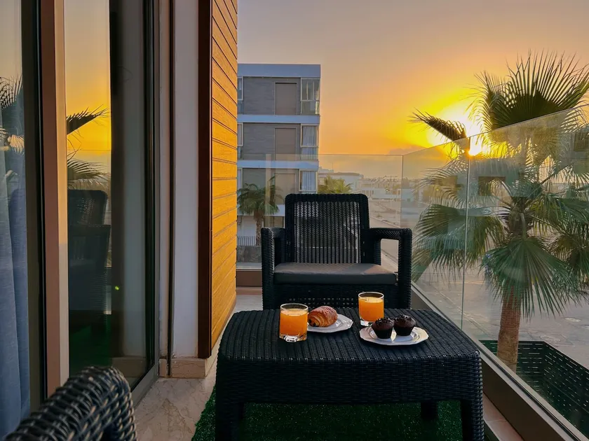 Sunny 2BR Apart in Agadir Bay with Scenic Balcony - Image 1