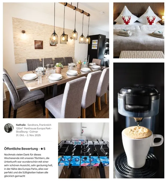 120 m Penthouse, Europa Park -Rulantica- Straßburg - Colmar - Schwarzwald, bis 11 Personnen - Image 1