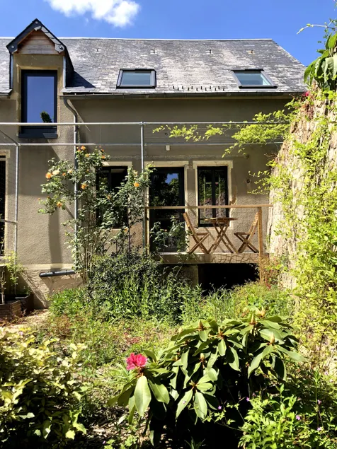 The balcony overlooking the garden - Morvan - Image 1