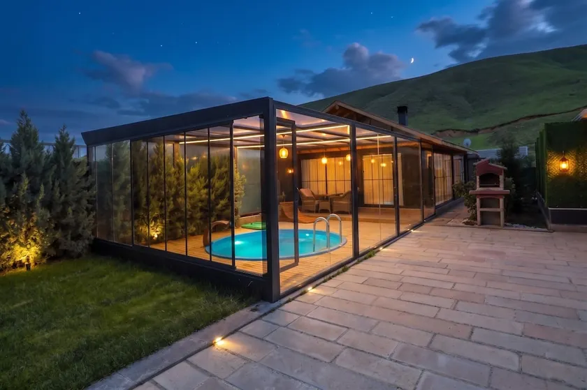 Eymir Bodrum Concept Bungalow Hot Pool Fireplace - Image 1