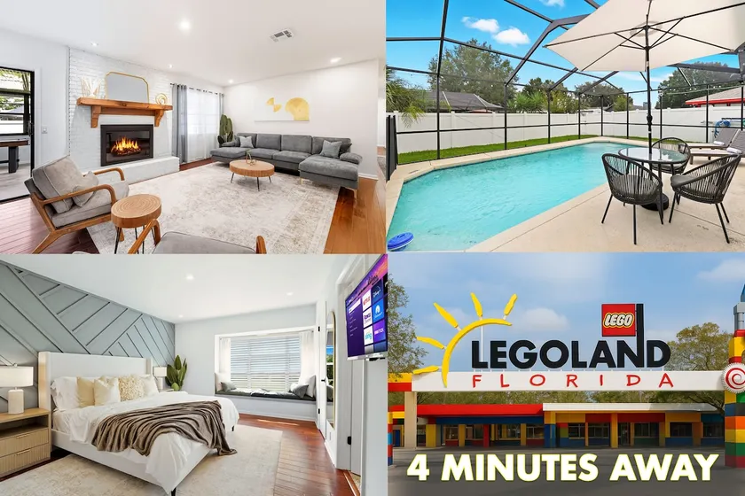 Luxury 3BR with Private POOL & GAME ROOM, only 4 MIN to LEGOLAND - Image 1