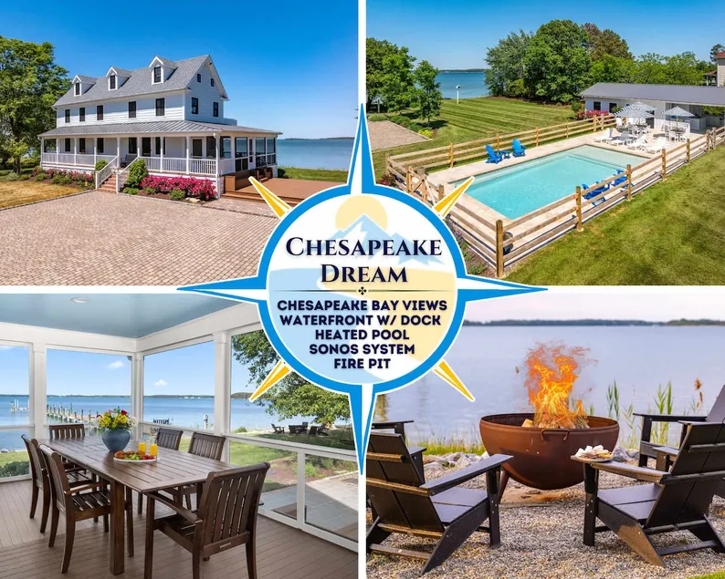 Modern Chesapeake Waterfront - Heated Pool - Dock - Image 1