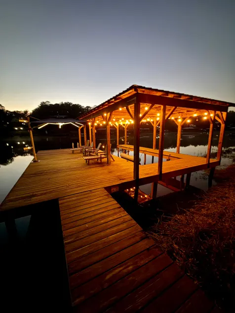 Wooded Lakefront Home w/Dock, Firepit, Game Room - Image 1