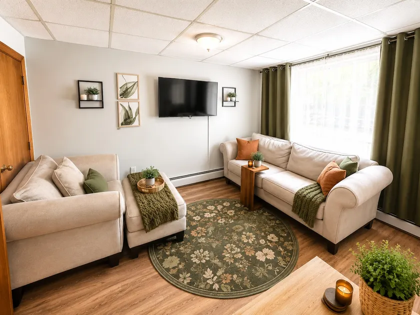 Bright 1BR•Central Location• Parking •Near College - Image 1