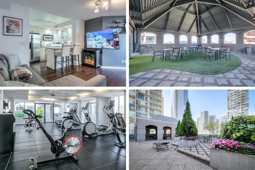 Downtown 1BR Condo w/ Balcony & Gym Access - Image 1
