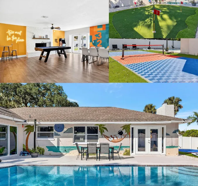 Heated Pool-NearBeaches-Pickleball-Arcade-Minigolf - Image 1