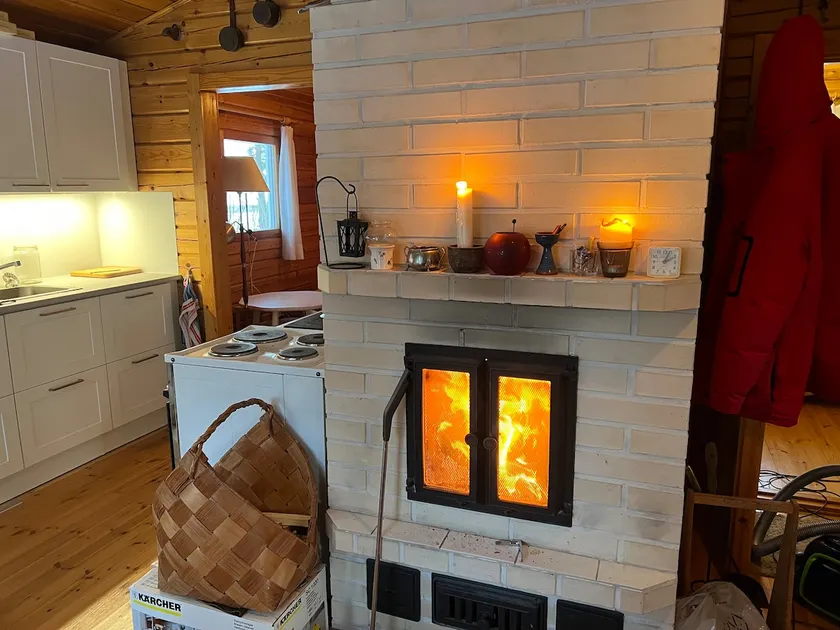 Cabin w/ Sauna, 44㎡, 2x double beds. Fireplace - Image 1