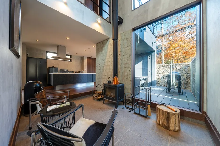 BBQ, private sauna, wood stove | Designer rental villa with stone terrace and soothing fire - Image 1
