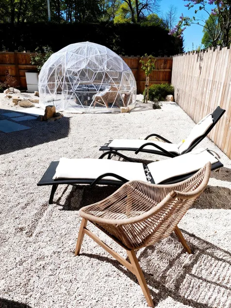 Pavillon des Arômes • Bubble, hot tub & beams - Image 1