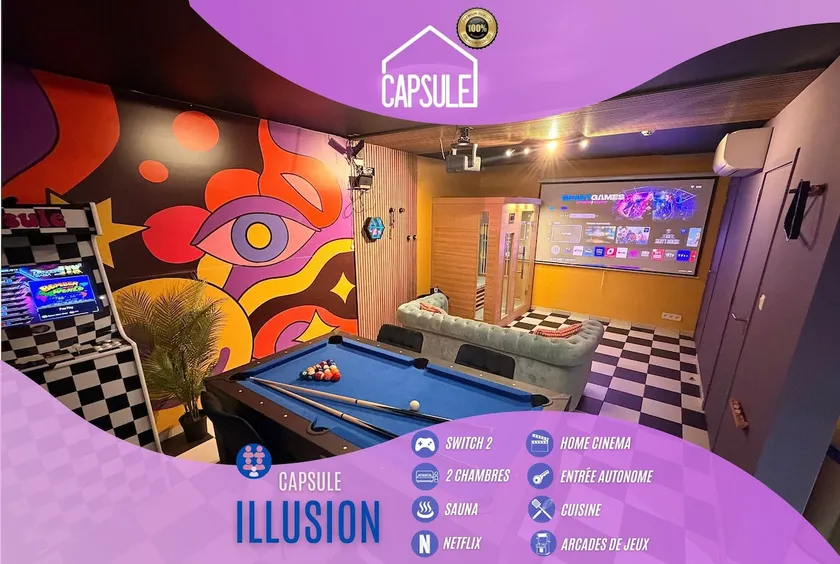 Capsule illusion - Sauna - Switch - Billard - Image 1