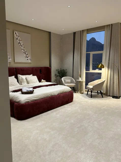 Modern hotel studio with self check-in and a view of the Akda Mountains - Image 1