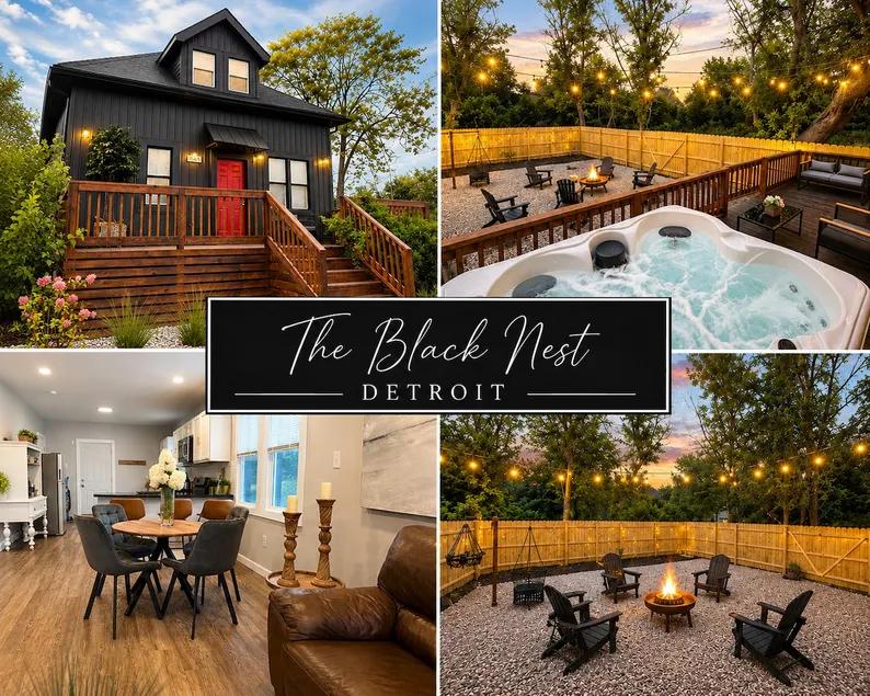 Modern 4BR Downtown Detroit | Hot Tub • Fire Pit - Image 1