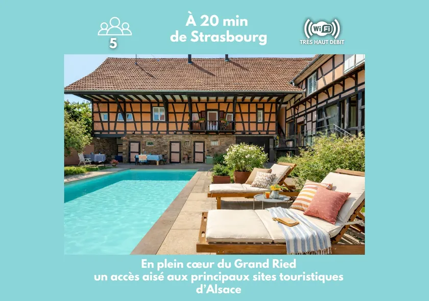 Alsatian charm with pool, close to Strasbourg - Image 1
