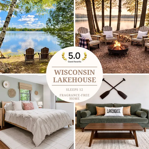 Full Rec Lake•Sleeps 12•Dock•Kayaks•SwimRaft - Image 1
