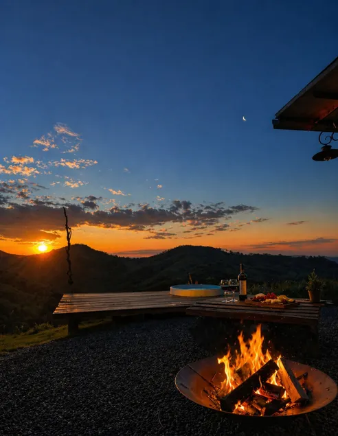 Romantic Cabin | Pool and Cinematic View - Image 1