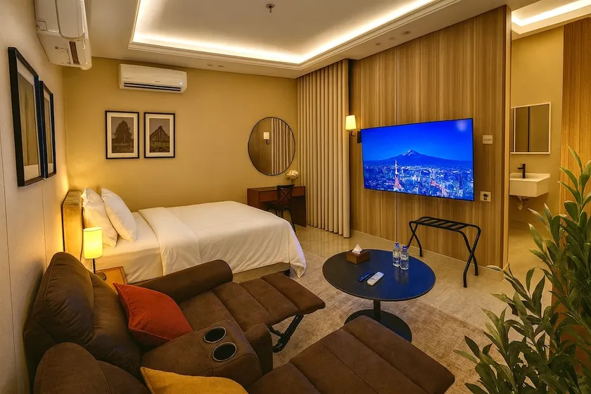 Hotel studio with private parking - Image 1