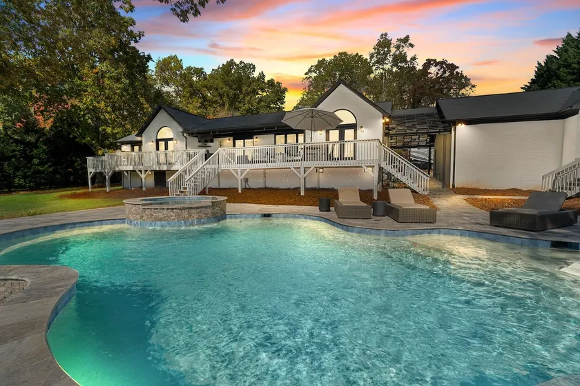 Pool & Hot Tub | Lakefront Paradise - Image 1