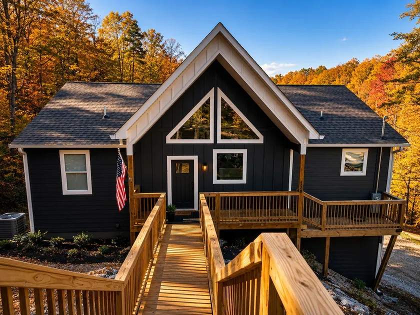 8BR Lakefront Lux Retreat: Private Dock, Sleeps 28 - Image 1