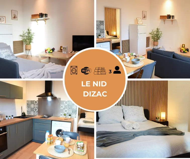 Le Nid Dizac - Neuf - 3 personnes - Proche gare et centre ville - Image 1