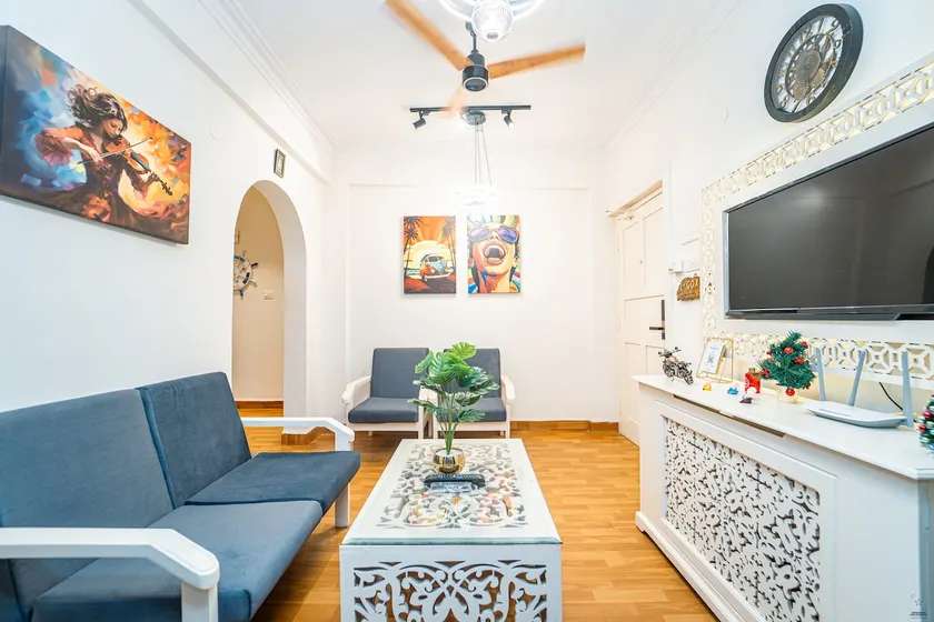 Beachy Bliss at The Divine Nest • 1BHK with Pool - Image 1