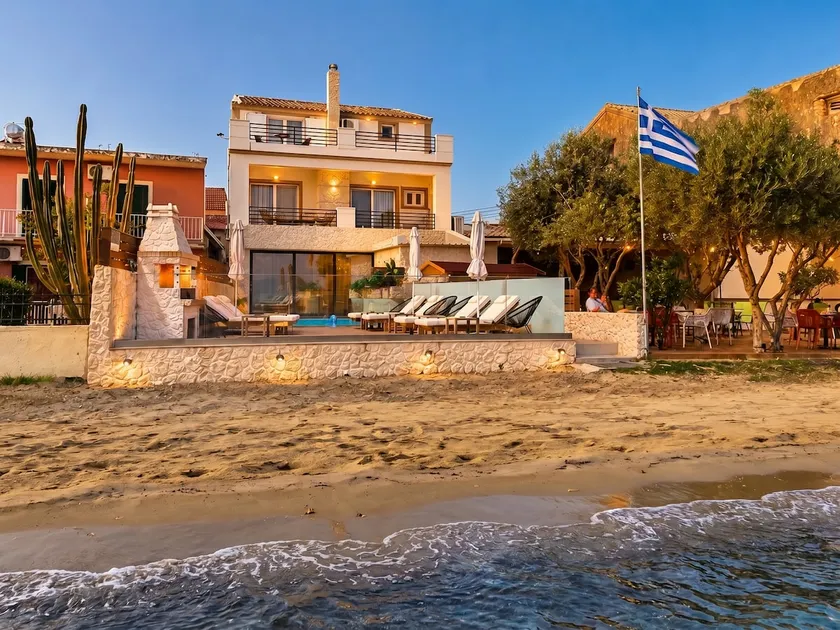 Beachfront Villa Anatoli Sidari with private heated pool by DadoVillas - Image 1