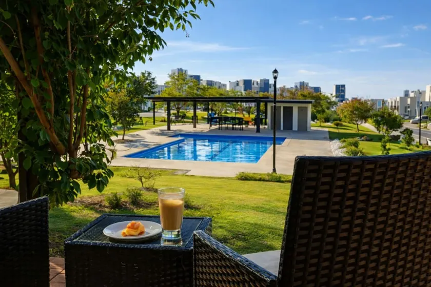 House in a residential area with a pool / 6 guests - Image 1