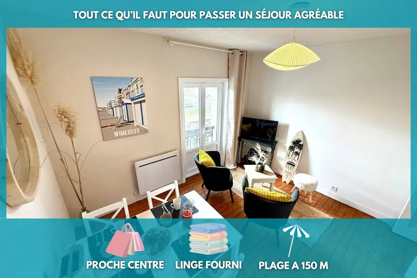 Le Wim Break, Centre et Mer à 2 pas - Image 1