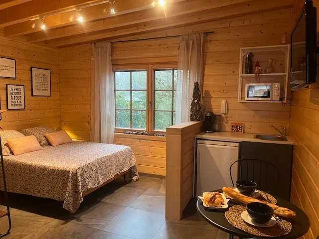 ”L'orée des crins” chalet studio with horse view - Image 1