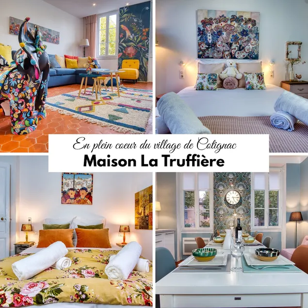 Unique House • Center of Cotignac • 4 Bedrooms/4 Bathrooms - Image 1