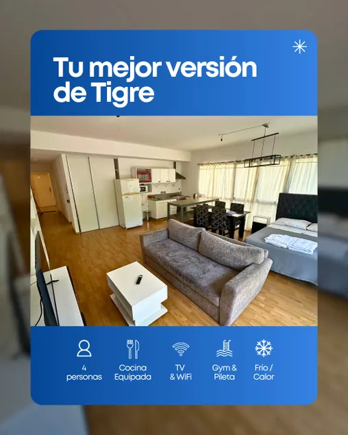 Two-room apartment in Tigre with patio. - Image 1