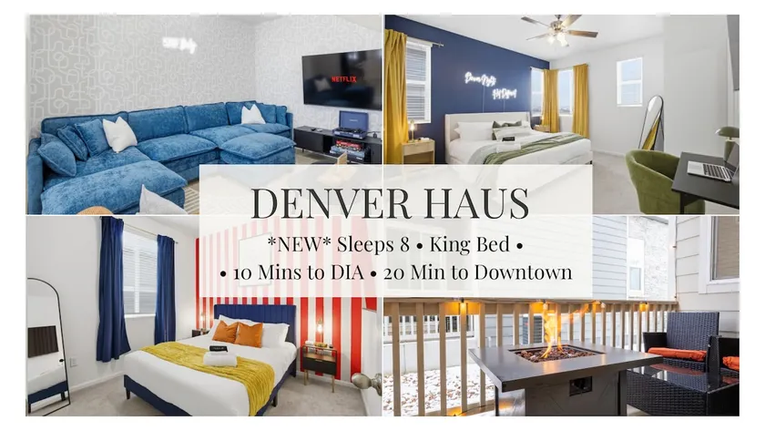 Sleeps 8 + Fire Pit | Near DIA & Downtown Denver - Image 1