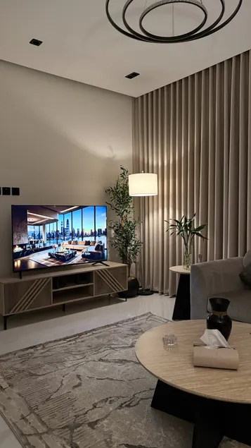 Modern apartment with elegant design, a living room, a bedroom and a garage - Image 1
