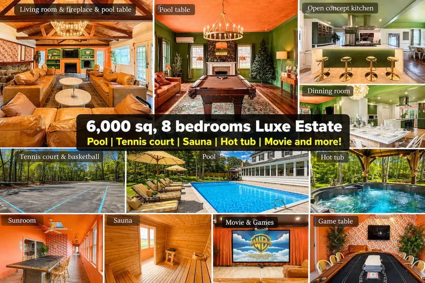 6000sf 8Br Grand Resort Villa|Pool|Tennis|Sauna - Image 1