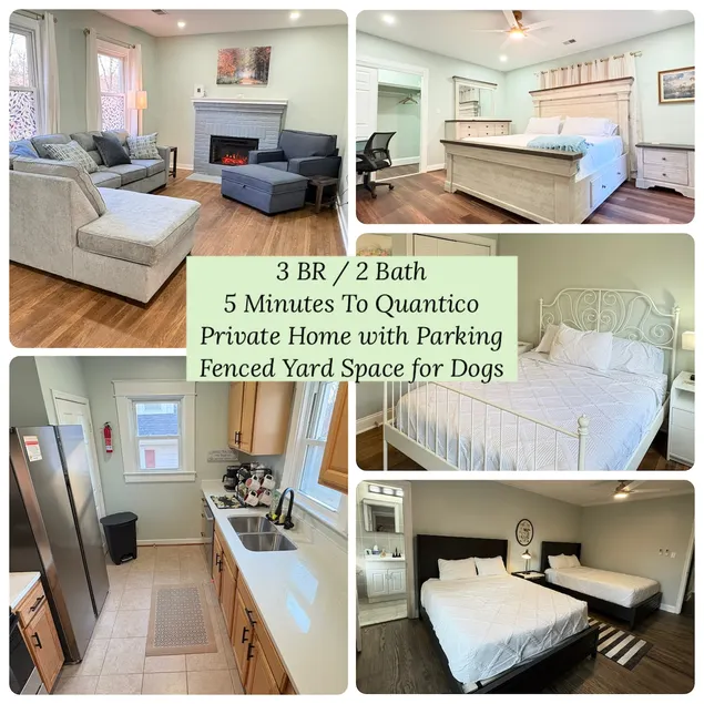 3 BR King/Queen Beds 5 Min to Quantico 1 level SFH - Image 1