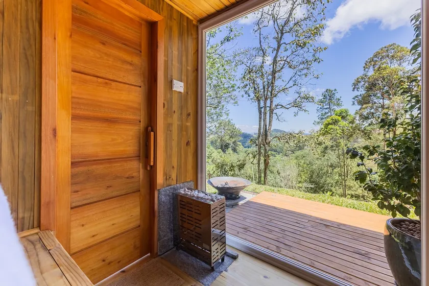 Glass Cabin with Sauna and Mountain View - Image 1