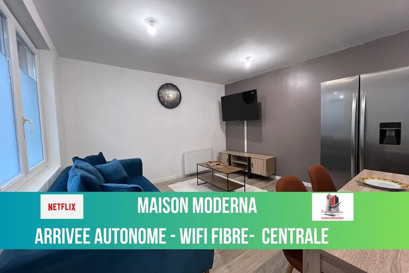 MAISON MODERNA-8 personnes-WiFi-Centre ville - Image 1