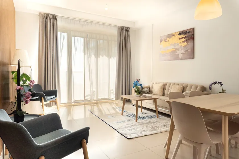 Sea View Modern 2BHK Apartment with Balcony - Image 1