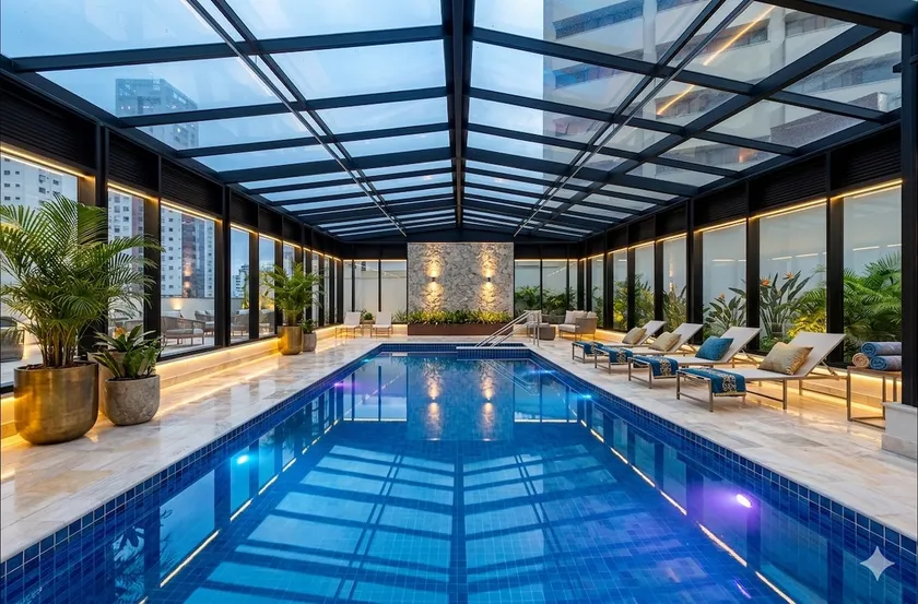 With Heated Pool + Beach Tennis | 360° Rooftop View - Image 1