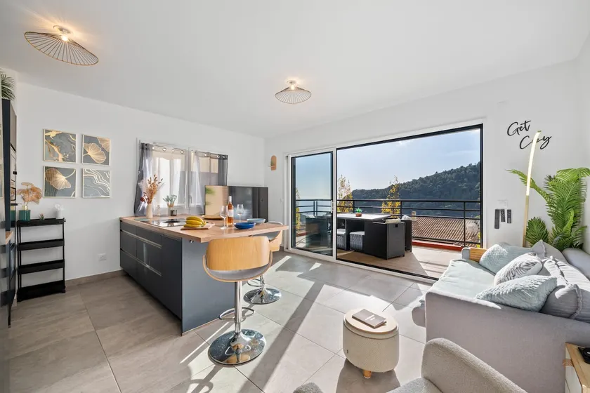 Modern Luxury - Sea View over Èze Village - Image 1