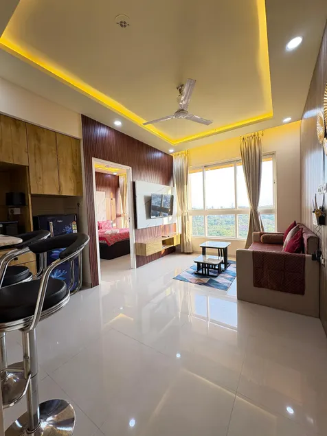 Sunny Premium 1BHK with Lush Green Views Tripstay - Image 1