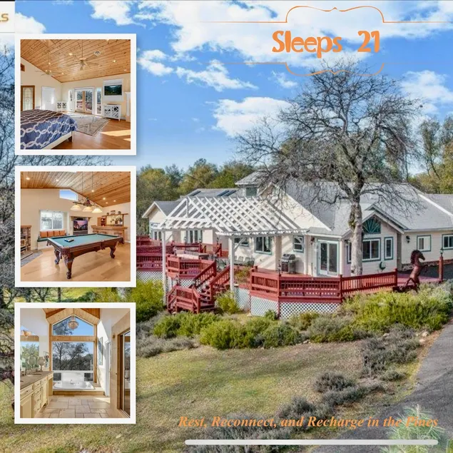 7 br Mega home near Yosemite Spacious, Game Room - Image 1