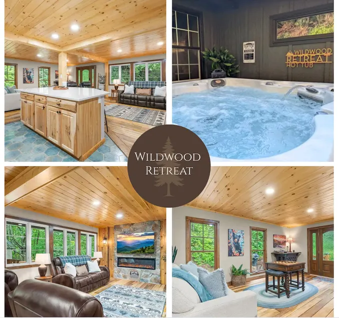 Luxury Cabin • 4 Private Acres • Hot Tub • Firepit - Image 1