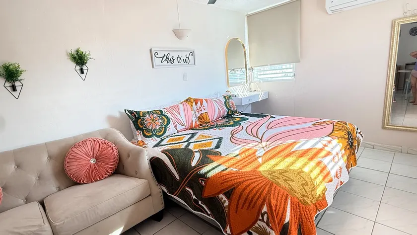 Orange Door Boho with Beautiful King Bed - Image 1