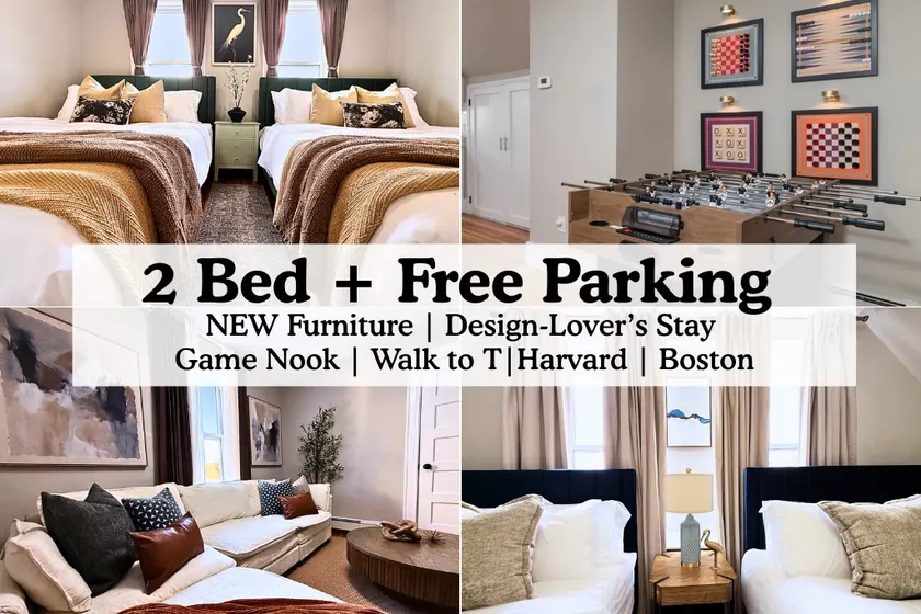 NEW! Modern & Cozy Stay Near Harvard + Parking - Image 1