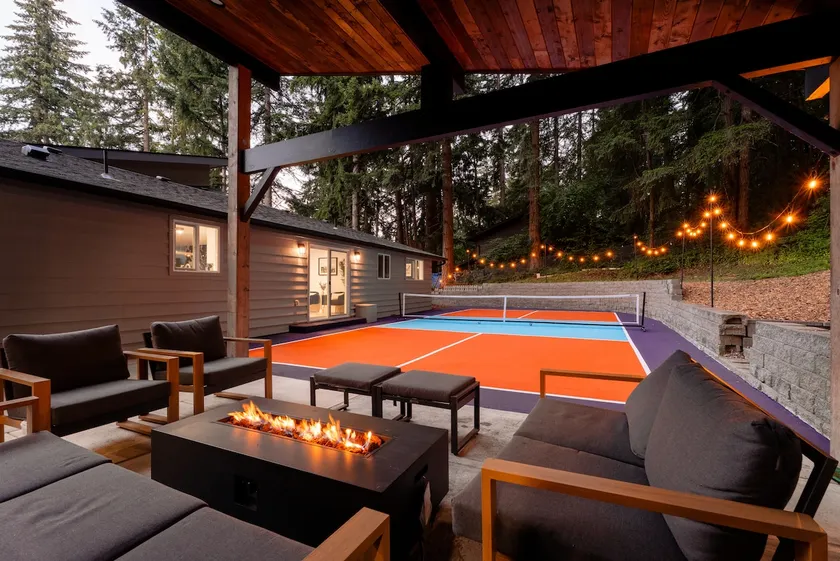 Pickleball Court Pool Table Fire Pit Private - Image 1