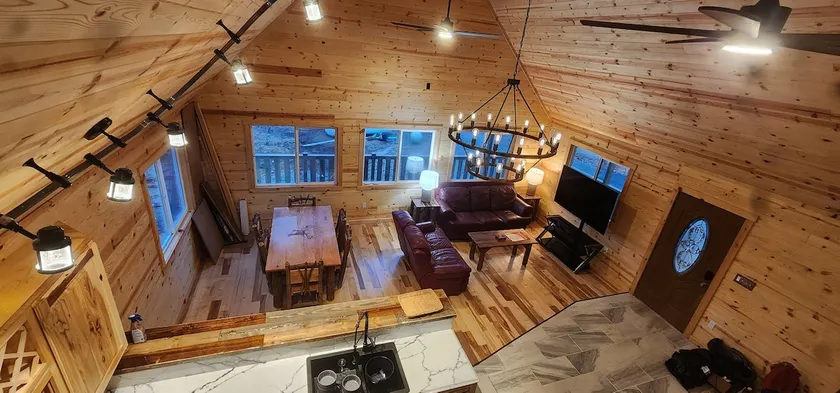 Remote OffGrid Kumbrabow Forest Cabin Fireplace - Image 1