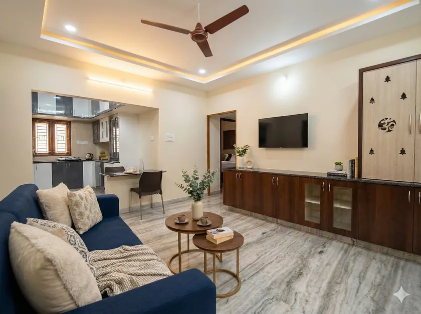 Comfortable AC 2BHK Home 5 mins from Alipiri Gate - Image 1